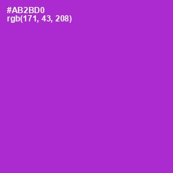 #AB2BD0 - Electric Violet Color Image