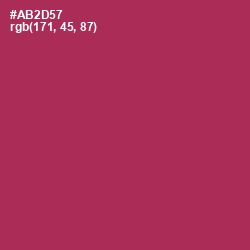 #AB2D57 - Night Shadz Color Image