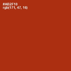 #AB2F10 - Tabasco Color Image