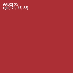 #AB2F35 - Well Read Color Image