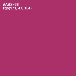 #AB2F68 - Royal Heath Color Image