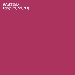 #AB335D - Night Shadz Color Image