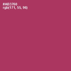 #AB3760 - Rouge Color Image