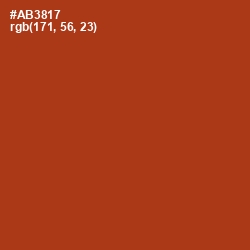 #AB3817 - Tabasco Color Image