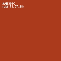 #AB391C - Tabasco Color Image