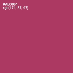 #AB3961 - Rouge Color Image