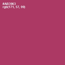 #AB3963 - Rouge Color Image