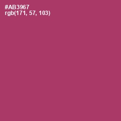 #AB3967 - Rouge Color Image