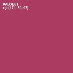 #AB3B61 - Rouge Color Image