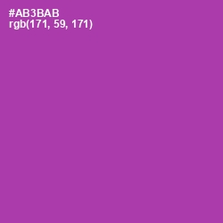 #AB3BAB - Medium Red Violet Color Image