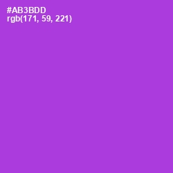 #AB3BDD - Electric Violet Color Image