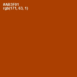 #AB3F01 - Tabasco Color Image