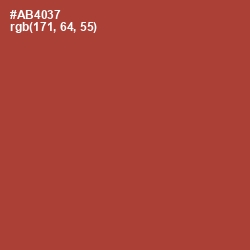 #AB4037 - Medium Carmine Color Image