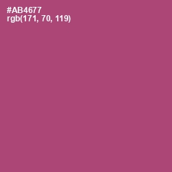 #AB4677 - Cadillac Color Image