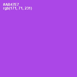 #AB47E7 - Amethyst Color Image