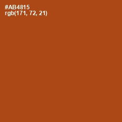 #AB4815 - Vesuvius Color Image
