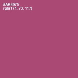 #AB4975 - Cadillac Color Image