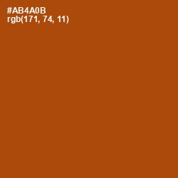 #AB4A0B - Fire Color Image