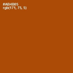 #AB4B05 - Fire Color Image