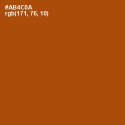 #AB4C0A - Fire Color Image