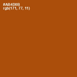 #AB4D0B - Fire Color Image