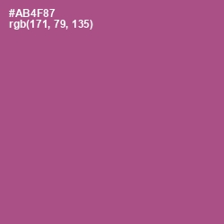 #AB4F87 - Tapestry Color Image