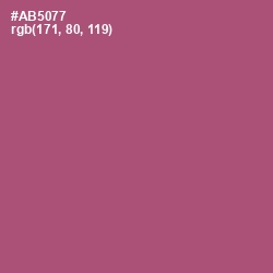 #AB5077 - Cadillac Color Image