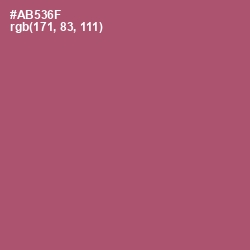 #AB536F - Cadillac Color Image