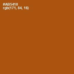 #AB5410 - Fiery Orange Color Image