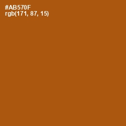 #AB570F - Rich Gold Color Image