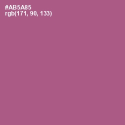 #AB5A85 - Tapestry Color Image