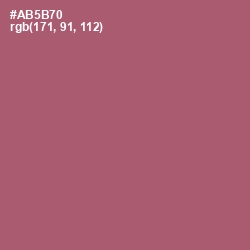 #AB5B70 - Cadillac Color Image