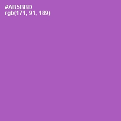 #AB5BBD - Wisteria Color Image