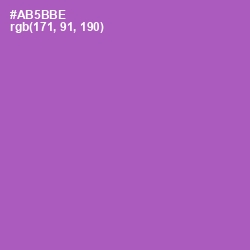 #AB5BBE - Wisteria Color Image