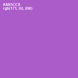 #AB5CC8 - Amethyst Color Image