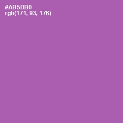 #AB5DB0 - Wisteria Color Image