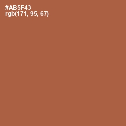 #AB5F43 - Matrix Color Image