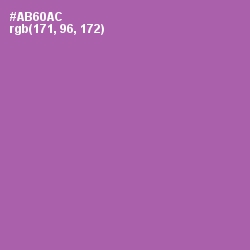 #AB60AC - Wisteria Color Image