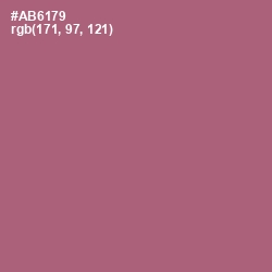 #AB6179 - Coral Tree Color Image