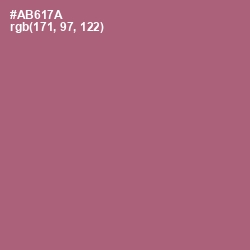 #AB617A - Coral Tree Color Image