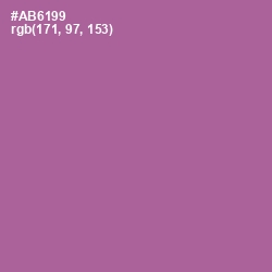 #AB6199 - Turkish Rose Color Image