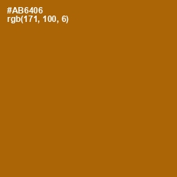 #AB6406 - Mai Tai Color Image