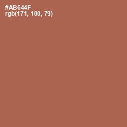 #AB644F - Cape Palliser Color Image