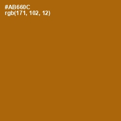 #AB660C - Mai Tai Color Image