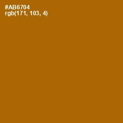 #AB6704 - Mai Tai Color Image