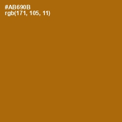 #AB690B - Mai Tai Color Image