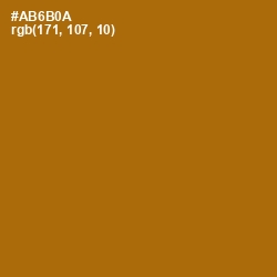 #AB6B0A - Mai Tai Color Image