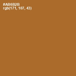 #AB6B2B - Desert Color Image