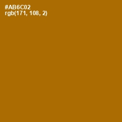 #AB6C02 - Mai Tai Color Image