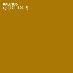 #AB7805 - Buttered Rum Color Image